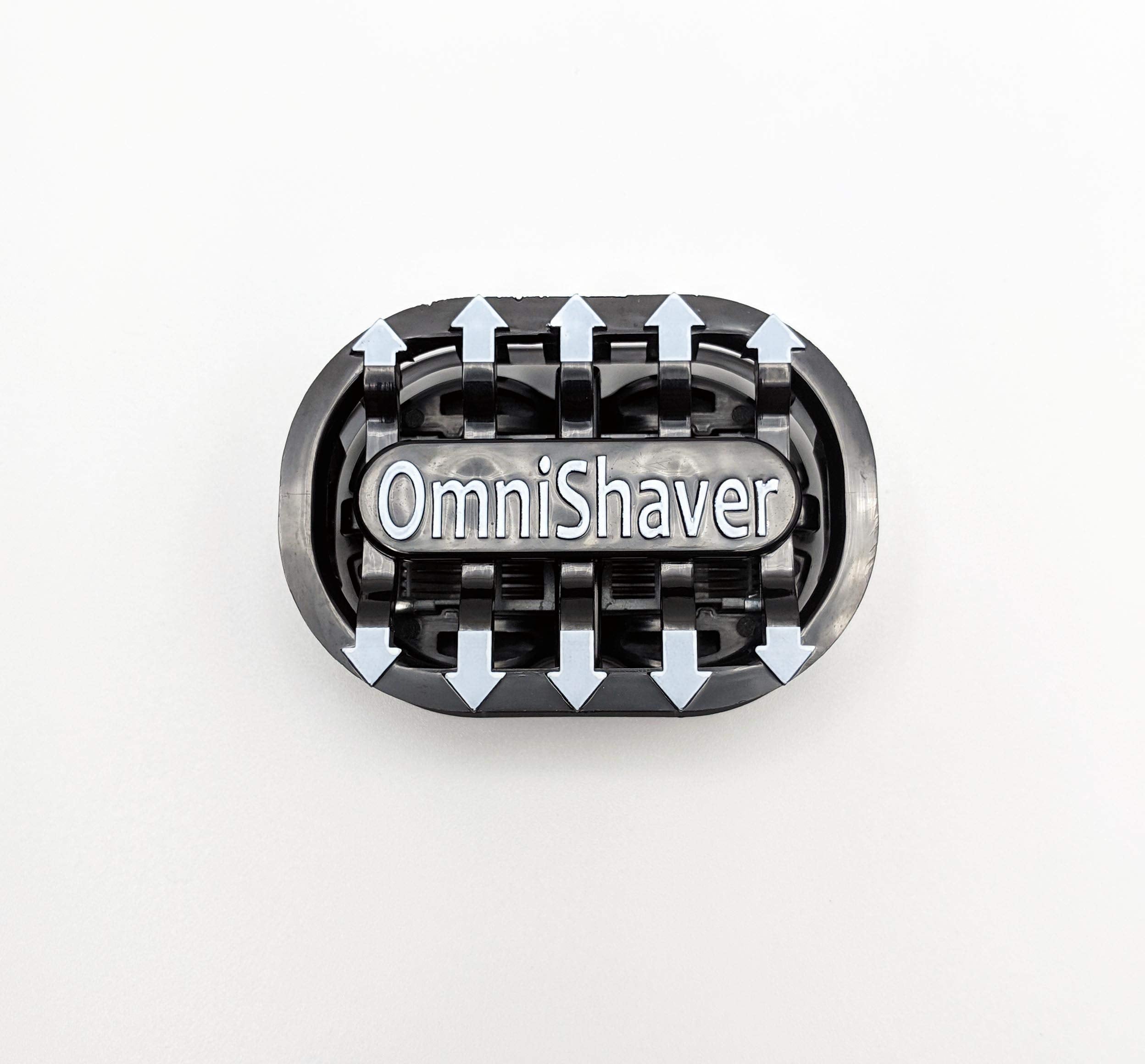 Classic Omnishaver - Black - The Fastest Way to Shave Head, Legs, Arms, Body | An Alternative to Disposable Shaving Razors Self Cleans & Strops During Use with Durable Blade | Bald Head Shaver for Men