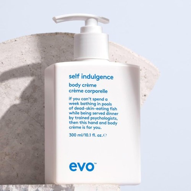 EVO Self Indulgence Moisturizing Body Cream - Hydrates & Soothes Dry Skin | Vegan Lotion, 10.1 fl oz