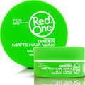 Redone Hair Styling Matte Wax Green 150ml | Ultra Hold & Maximum Control | Matte Finish No Shine Hair Wax for Men & Women | Coconut Scent | Non-Greasy Texturizing | Professional Barber Styling