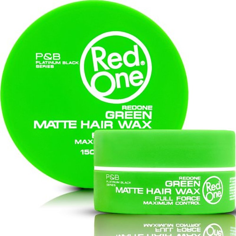 Redone Hair Styling Matte Wax Green 150ml | Ultra Hold & Maximum Control | Matte Finish No Shine Hair Wax for Men & Women | Coconut Scent | Non-Greasy Texturizing | Professional Barber Styling