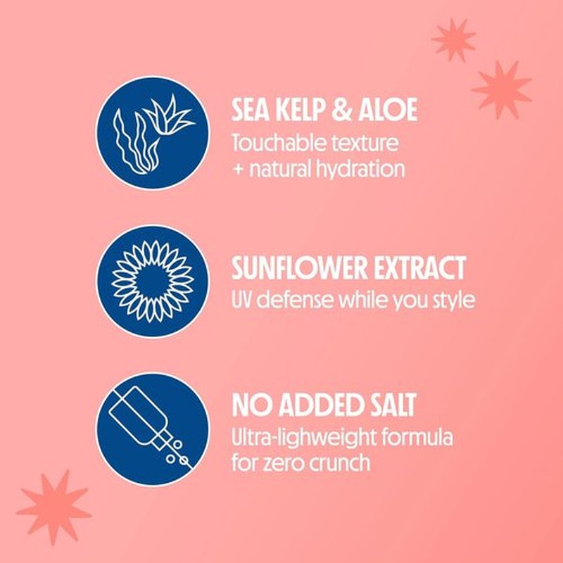 Not Your Mother's Beach Babe Texturizing Foam - 6.5 fl oz Each | Crunch-Free Waves & UV Defense