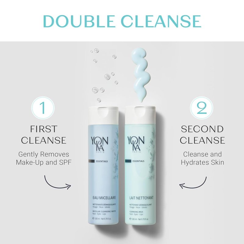 Yon-Ka Micellar Water - Gentle Cleansing Makeup Remover for Hydrated Skin | Paraben-Free 200ml