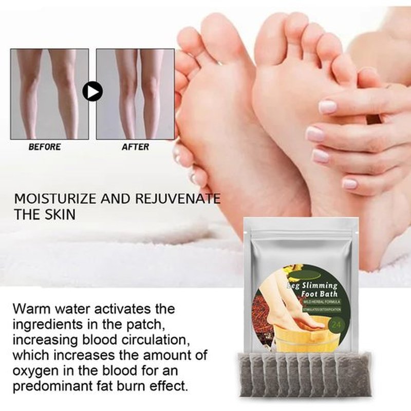 30Pcs Foot Soak Foot Bath Bag Spa Relaxation for Muscle Natural Mugwort Herb Bath Soak to Remove Leg Slimming Bath Bag Foot Care