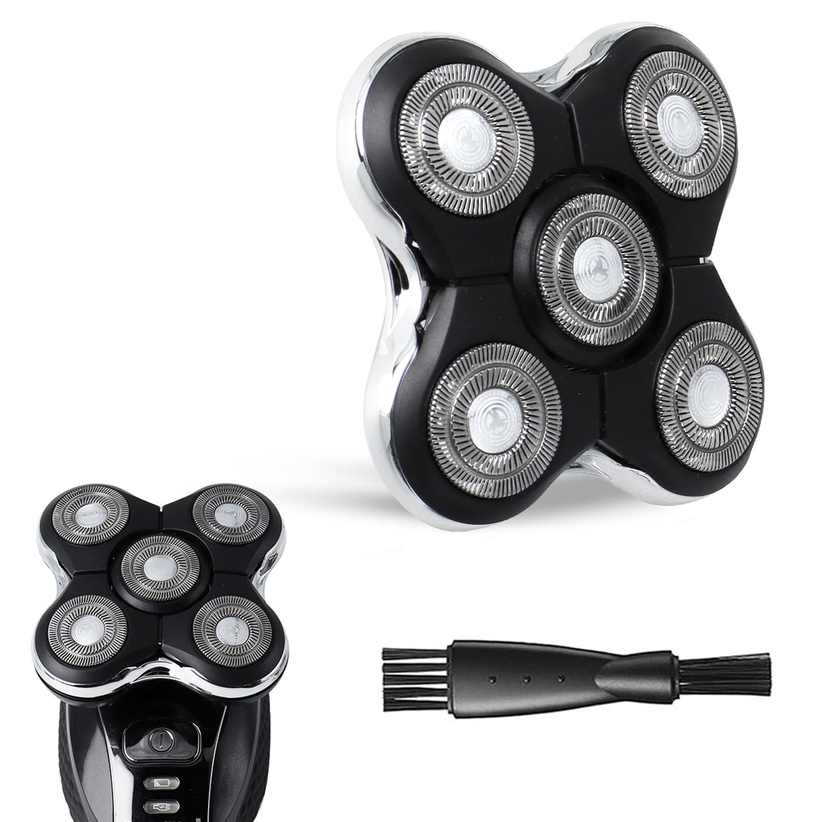 5 Dual Blade Pro Replacement Head for Remington Balder Pro XR7000, Head Shaver Replacement Blade for Close and Smooth Shave, Dry/Wet Use