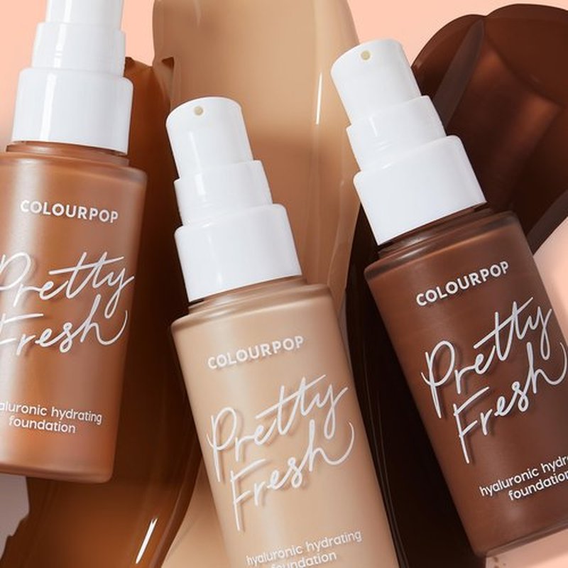 ColourPop Pretty Fresh Liquid Foundation - Hydrating Foundation with Medium, Buildable Coverage & a Natural Finish - Enriched with Hyaluronic Acid & Coconut Water - Fair 20N (1 oz)