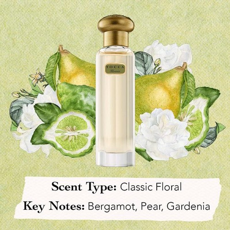 Tocca Florence Perfume for Women - Classic Floral Fragrance with Bergamot, Pear & Gardenia | 0.68 oz (20 ml)