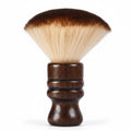Professional Barber Neck Duster Brush with Soft Dense Bristles & Wooden Handle – Gentle on Skin, Easy to Clean – Ideal for Haircut, Shaving, Barbershop & Home Grooming