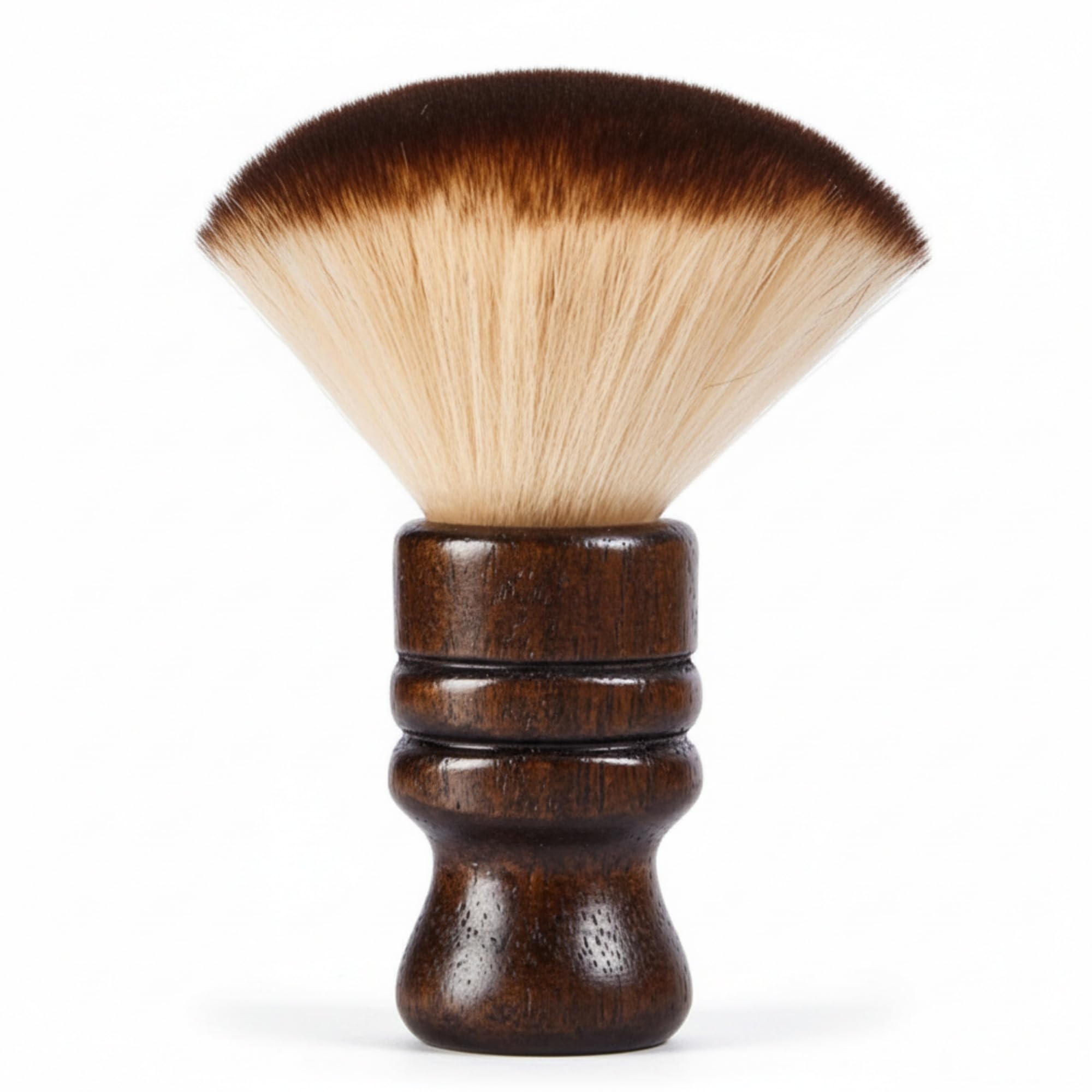 Professional Barber Neck Duster Brush with Soft Dense Bristles & Wooden Handle – Gentle on Skin, Easy to Clean – Ideal for Haircut, Shaving, Barbershop & Home Grooming