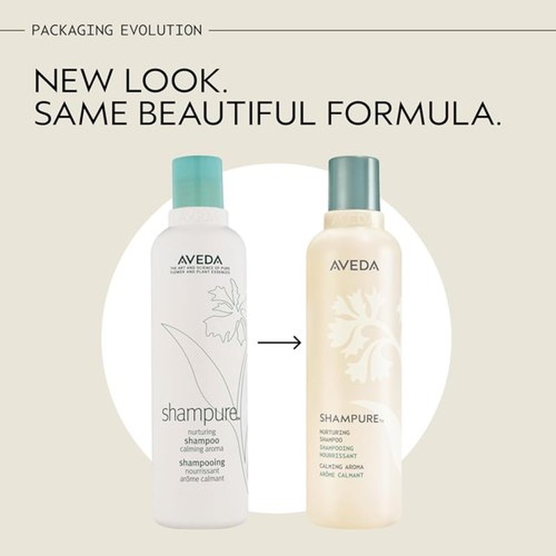 Aveda Shampure Nurturing Shampoo - Gently Cleanses & Nourishes Fine to Medium Hair | With Abyssinian Oil & Calming Lavender Aroma | 96% Naturally Derived