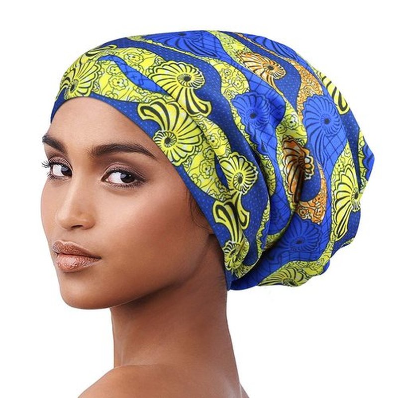 Sleep Cap Satin Bonnets Hat for Black Women Natural Hair Curly Hair Braids