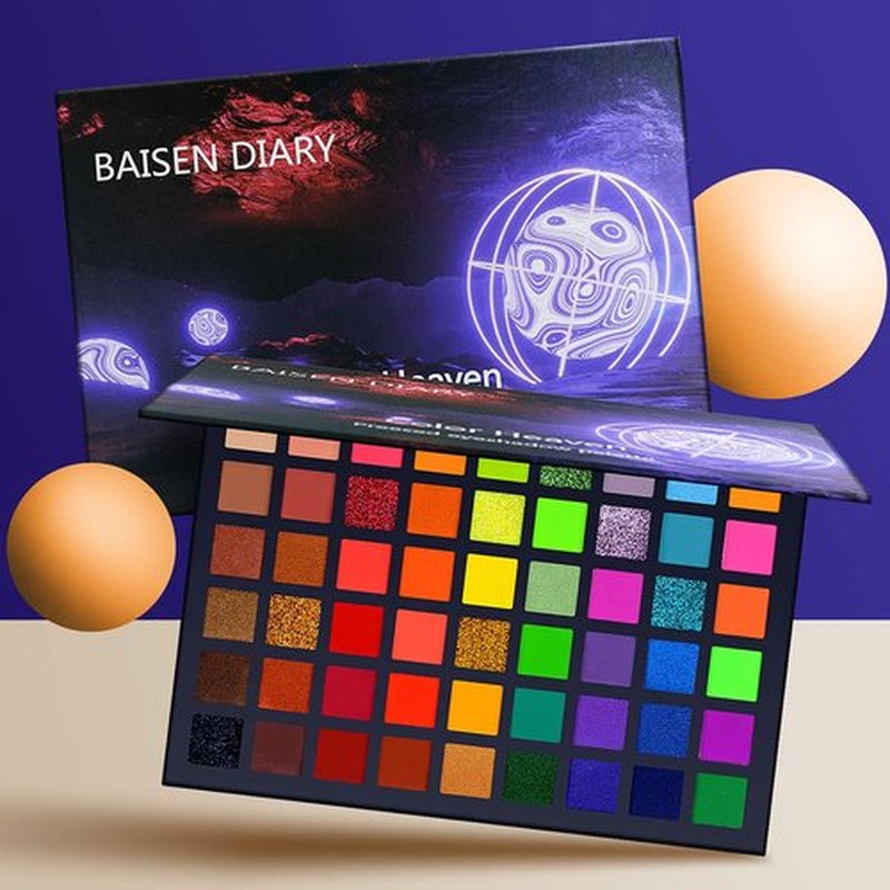 54 Color Professional Eyeshadow Palette – Ultra Pigmented Matte & Shimmer Bold Green, Forest & Olive Shades, Easy to Blend, Full Spectrum Warm & Cool Tones for Halloween & Christmas Glam Makeup
