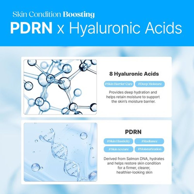 Papa Recipe Hyaluronic Acid PDRN Deep Moist Barrier Daily Mask (30 Sheets) - Korean Skin Revitalizing Facial Masks, Anti-aging - Soothing, Calming & Hydrating Face Skin, Sensitive Skin-friendly
