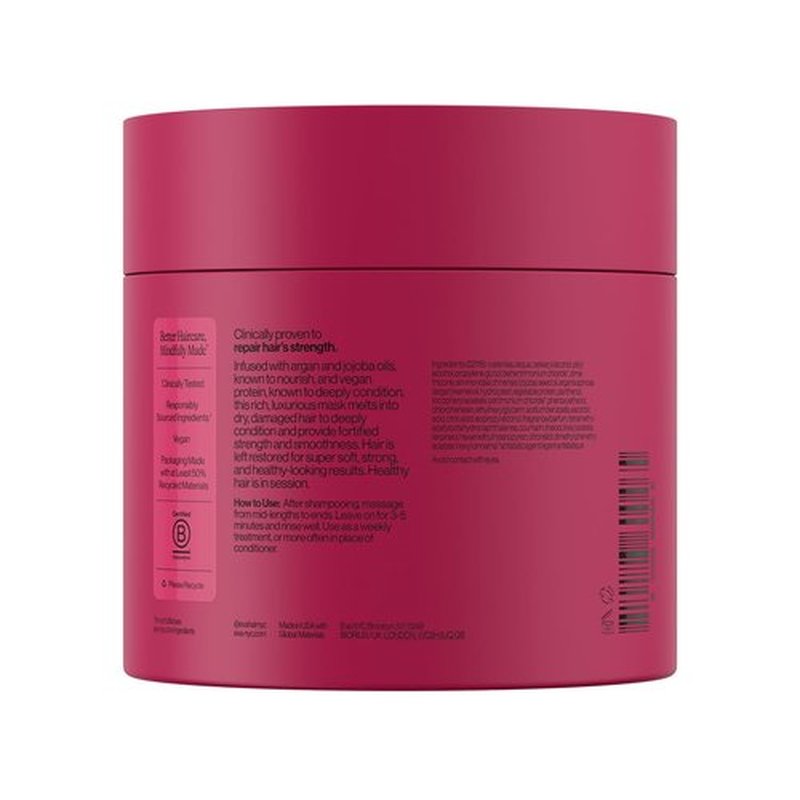 Eva NYC Therapy Session Deep Conditioning Hair Mask - Hydrate, Soften & Repair with Vegan Protein, Jojoba & Argan Oil - 13.5 fl oz