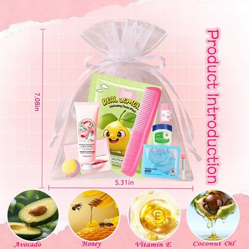 144 PCS Spa Party Supplies for Women, Spa Party Favors Include Face Masks Skincare,Hand Cream,Lip Mask,Comb and Foot Bath Bombs,Spa Birthday Sleepover Party Supplies for Women