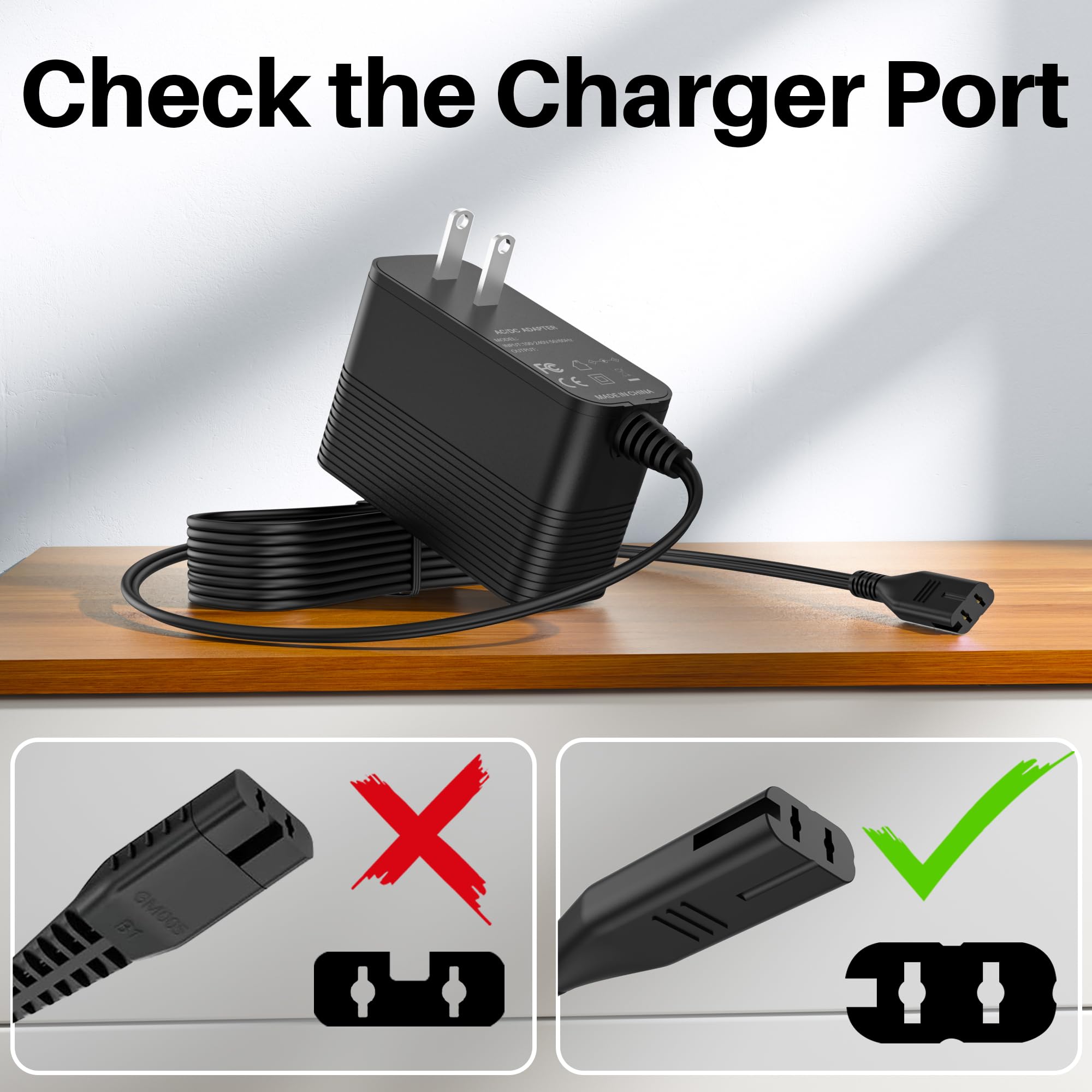 Power Cord for Wahl KM Cordless Compatible with Wahl KM and KMX Animal