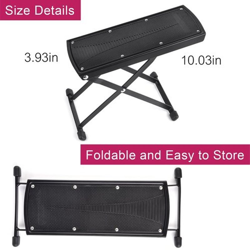 KADS Pedicure Foot Rest with Toe Separator, Adjustable Foot Rest for Easy at Home Pedicures, No More Bending or Stretching Pedicure Tools, Non-Slip Sturdy Legs, Beauty Kit