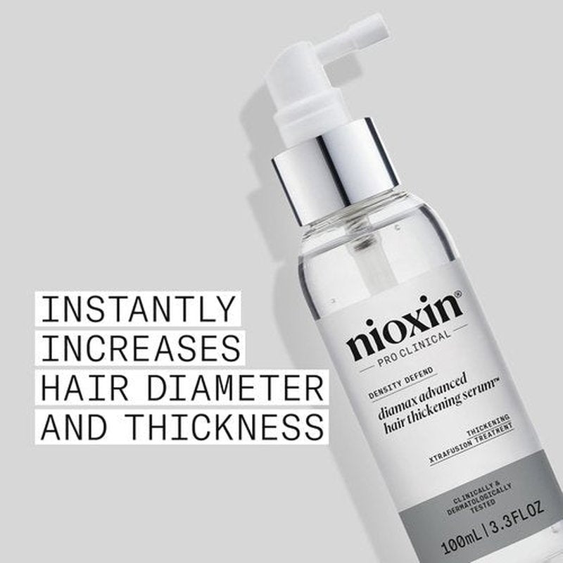 Nioxin Density Defend Diamax Advanced Hair Thickening Serum - Thicker, Fuller Hair | 3.38 Fl Oz
