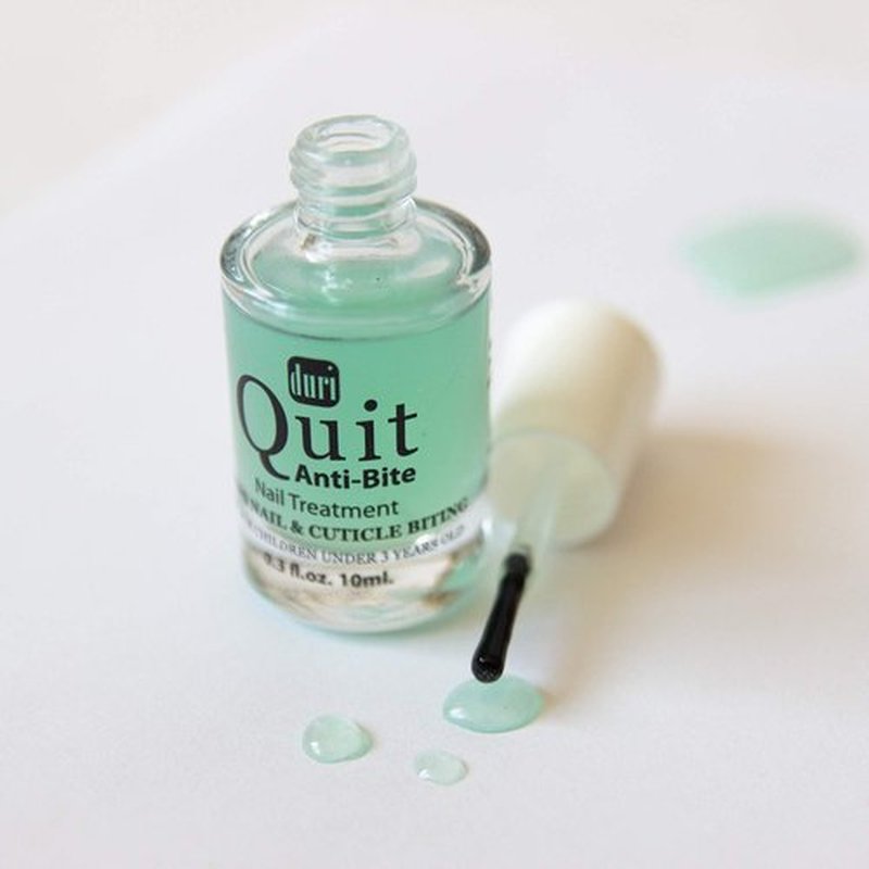 duri Quit Anti Bite, Stops Nail and Cuticle Biting and Sucking, Bitter Taste, Nail Care, for Ages 3+ (0.3 fl.oz. 10 ml.)