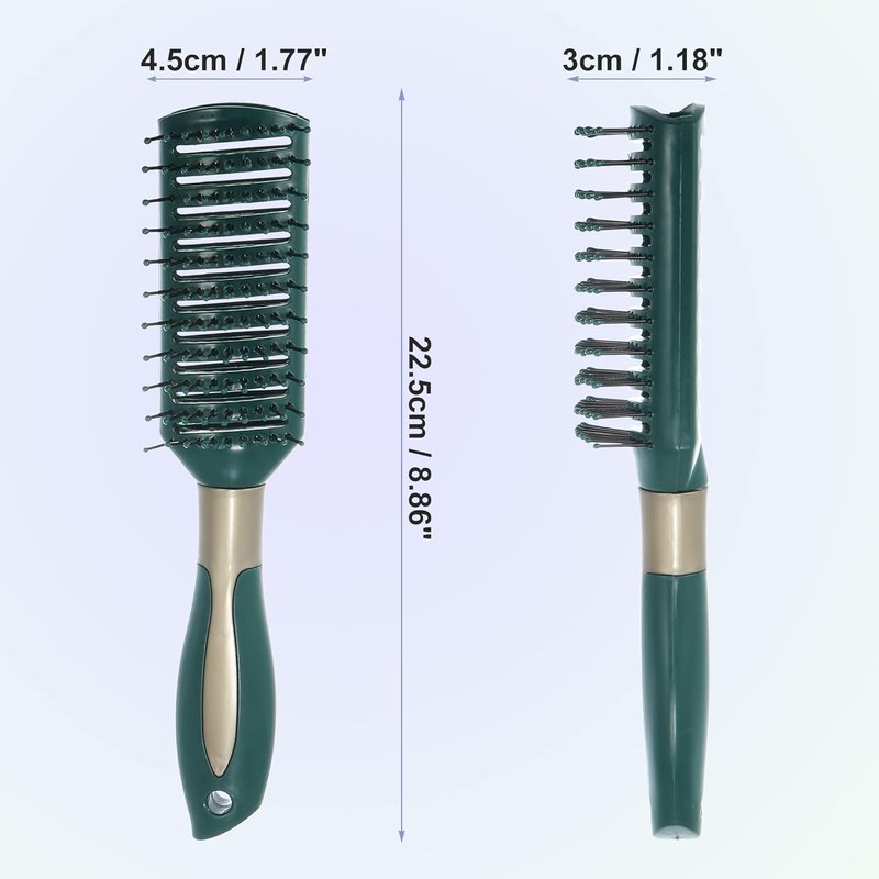 VOCOSTE Vent Hair Brush - Detangling Brush for All Hair Types | Wet Brush with Ball Tipped Bristles - Green