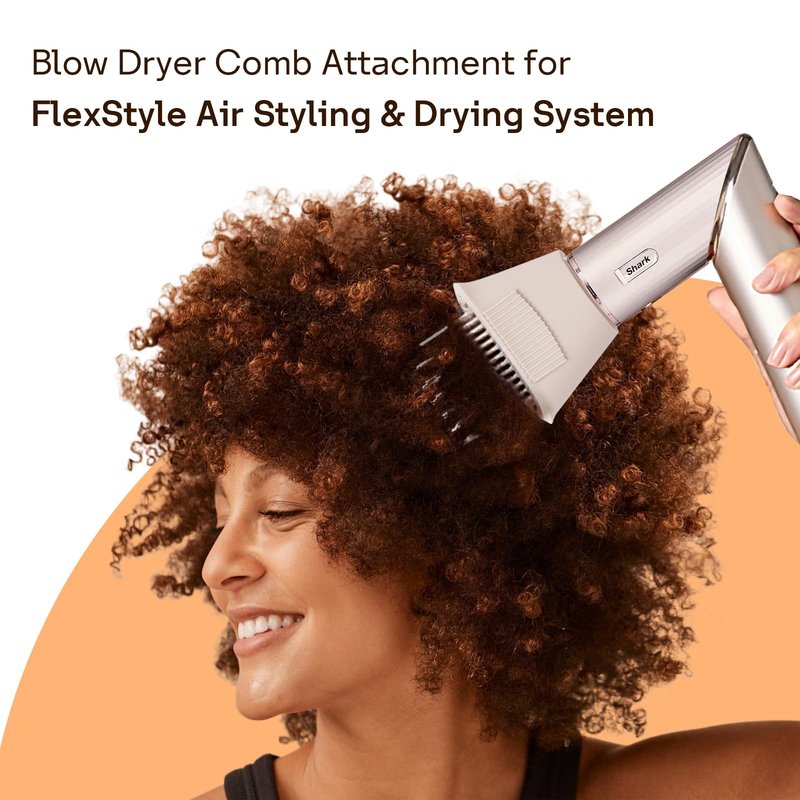 Wide Tooth Comb for Shark XSKHD4WTCA FlexStyle, Blow Dryer Comb Attachment for Shark FlexStyle Air Styling & Drying System
