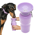 Springer Dog Water Bottle | Portable Travel Drinking Feeder Dispenser for Dogs & Puppies | As Seen on Shark Tank | Leak-Proof Bowl | BPA-Free | Outdoor Walking, Hiking & Travel | 22oz Lilac
