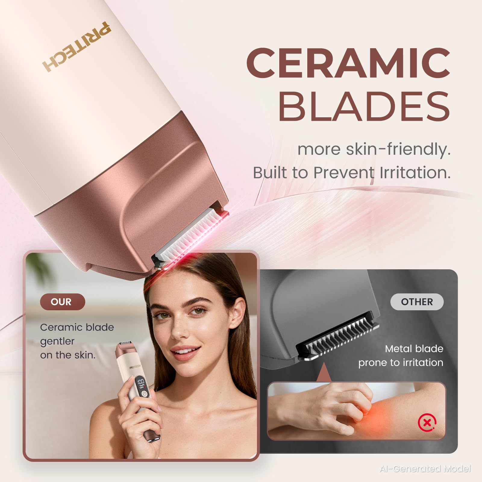 PRITECH Bikini Trimmer for Women