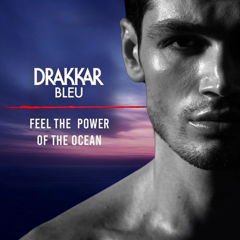 Guy Laroche Drakkar Bleu - Iconic Aquatic & Fresh Eau de Parfum - Long Lasting Men's Cologne 3.4 Fl Oz