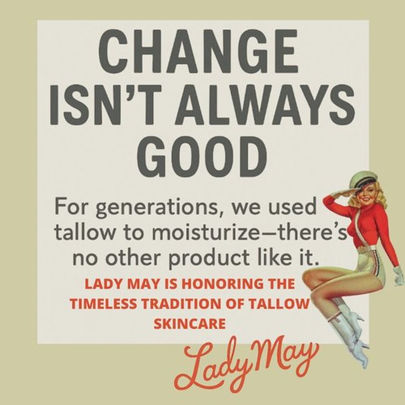 Lady May Tallow Beef Tallow Soap 3 Pack - All-In-One Natural Soap Bar, Made With Coconut Oil and Beef Tallow for Skin Health, Repair and Hydration - Nothing Artificial, USA Made (Lavender Mint)