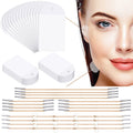Maitys 136 Pieces Face Lift Tapes with Lifting Rope Sets 120 Pieces Face Lifting Tapes Invisible Patch Facelift Band Adhesive Neck and Eye Lift Tape for Women Ladies Beauty
