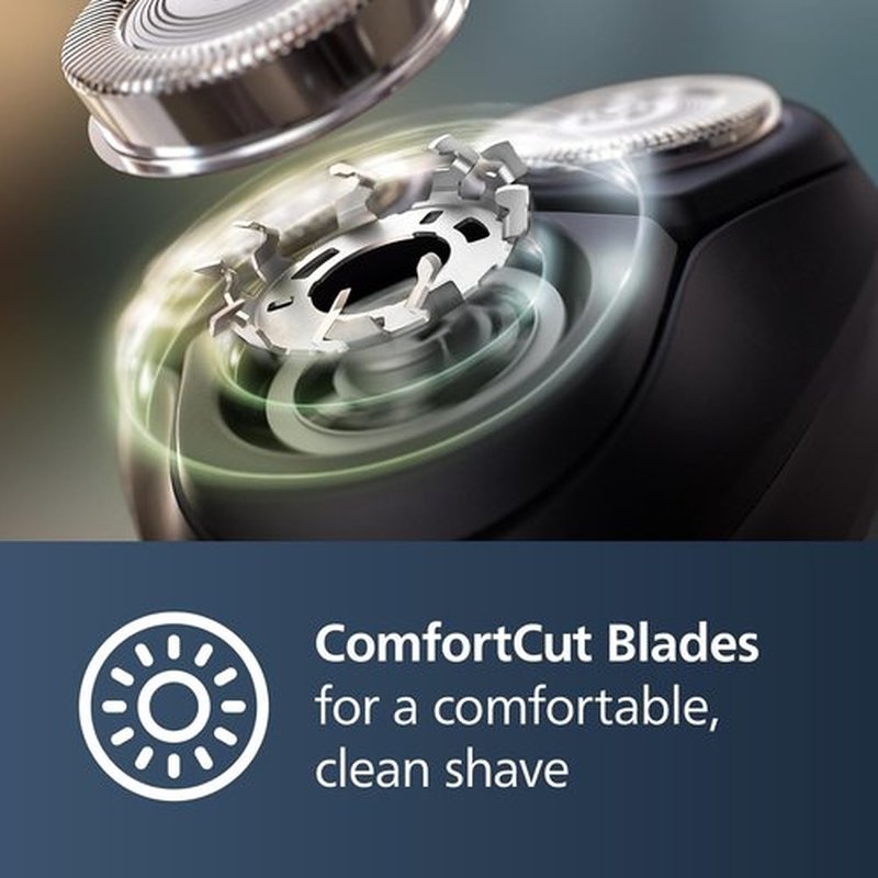 Philips Norelco Electric Shaver 2600 Series - Wet & Dry Use, Pop-Up Trimmer, Travel Pouch | Dark Forest Green, Model X3052/91