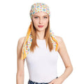 Headwear Pre Tied Head Scarves for Patterned Women Featuring | Soft Chemo Head Wear Headcover Ready Headwear (Geometric Design 1, One Size)