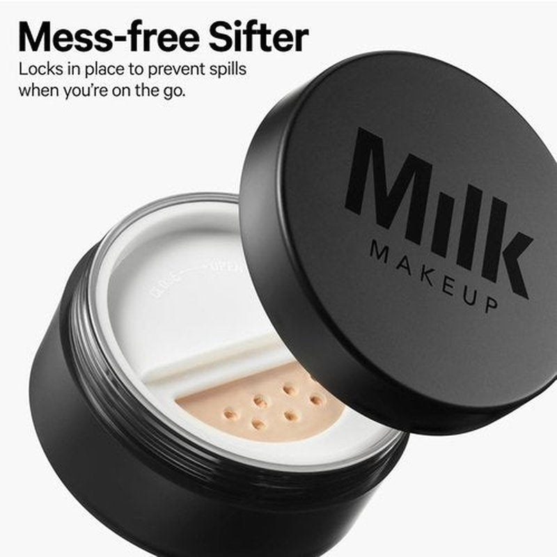Milk Makeup Pore Eclipse Matte Translucent Setting Powder - Controls Shine & Blurs Pores | 16-Hour Weightless, Talc-Free Formula