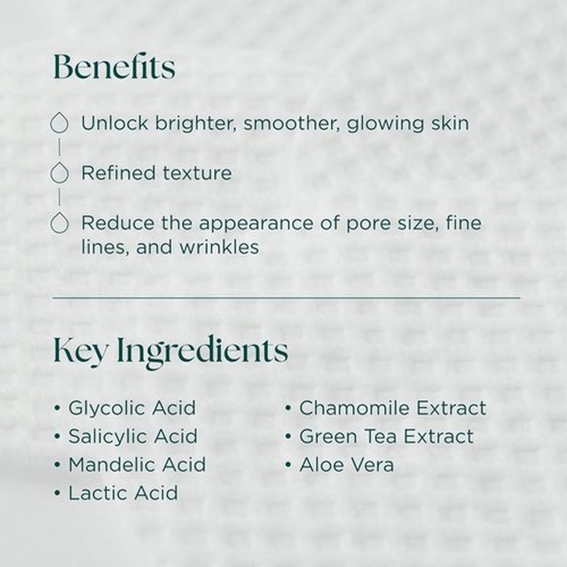 Marini SkinSolutions ResurFace Peel Pads - Exfoliating Blend for Texture, Pores & Wrinkles - 30 Count