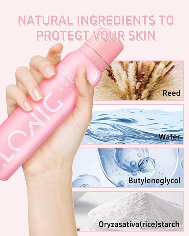 Hair Identifier Spray for Face Shaving Powder Spray Women with Soothing Cream | Pre-Shave Hair Revealer for Face & Body | Gentle on All Skin Types
