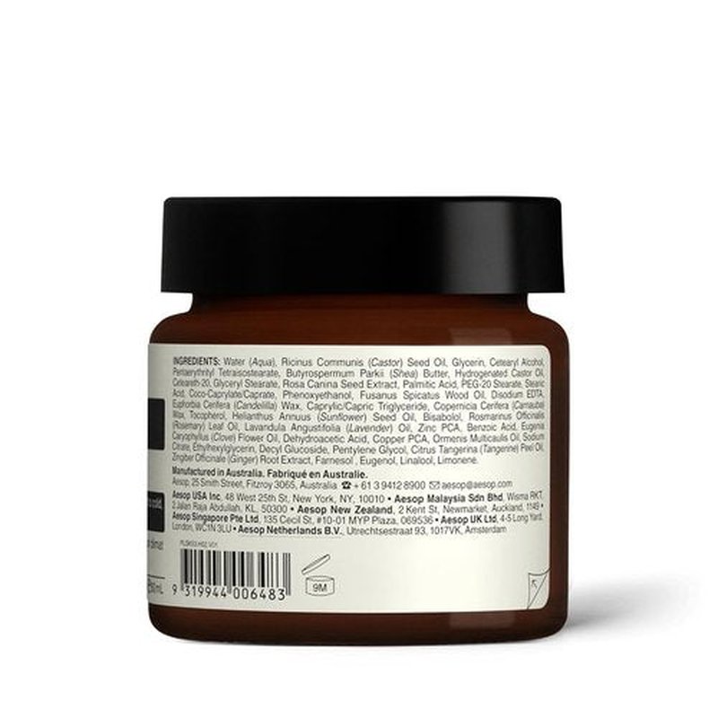 Aesop Element Facial Barrier Cream - Nourishing Emollient for Dry Skin | Soothing Protection | 2oz / 60mL