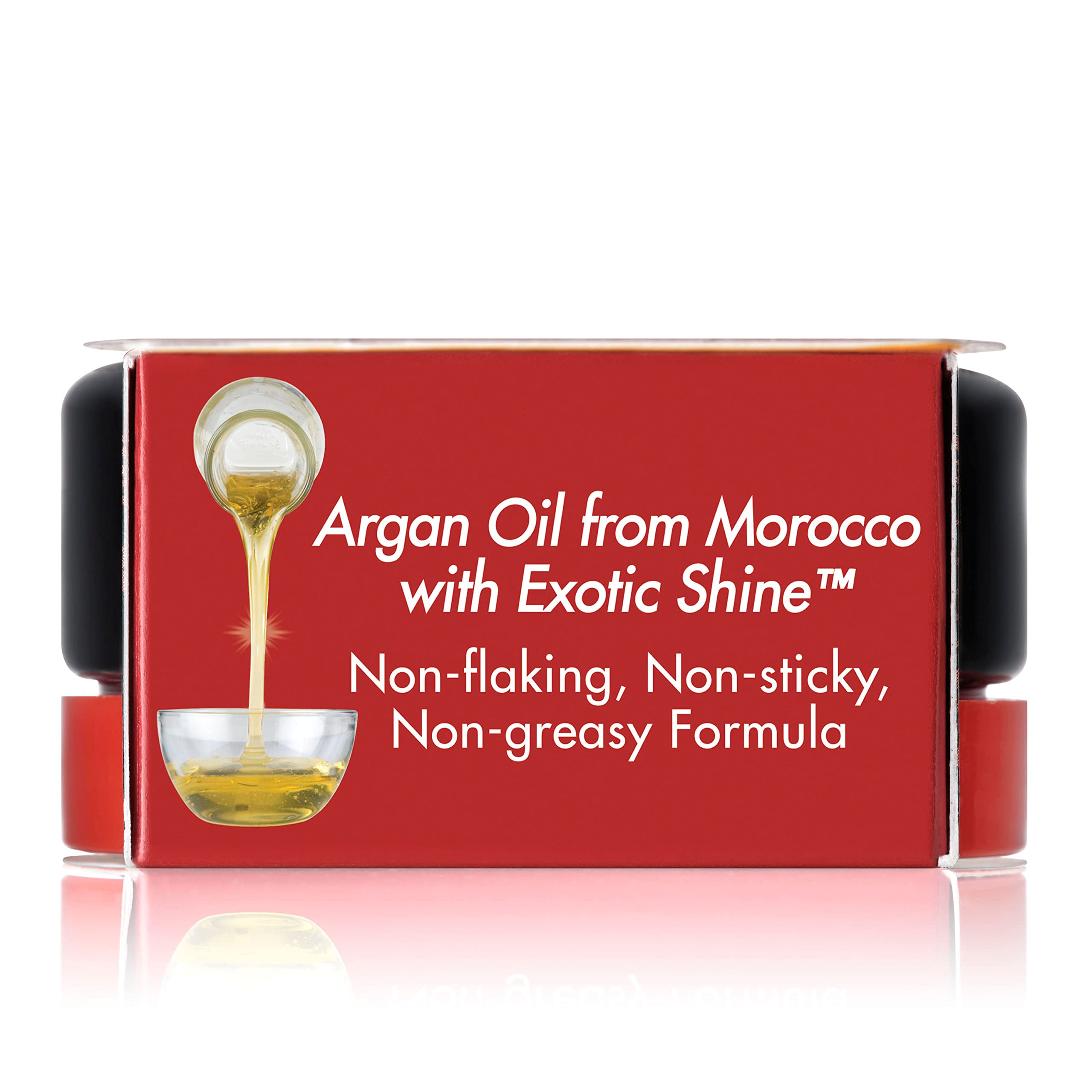 Creme of Nature Perfect Edges™ Black Edge Control Gel, 24-Hour Hold with Gray Coverage and Shine, Non-Flaking Tinted, Argan Oil Edge Tamer, 2.25 oz