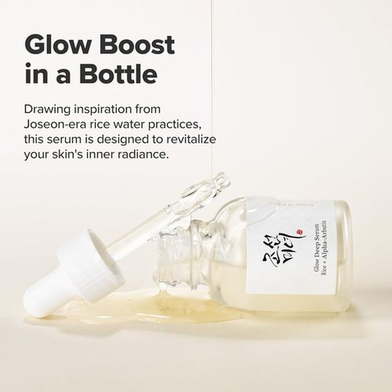 Beauty of Joseon Glow Deep Serum - Rice Alpha-Arbutin for Moisturizing Uneven Skin Tone | 60ml (2 Fl.Oz)