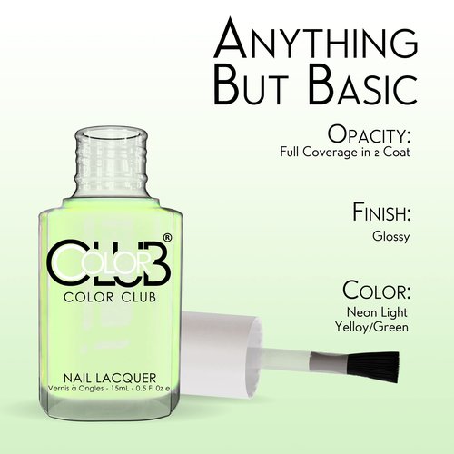 Color Club Anything but Basic Color Club Nail Lacquer .5 Fl Ounce - 15 Ml, 0.5 fluid_ounces