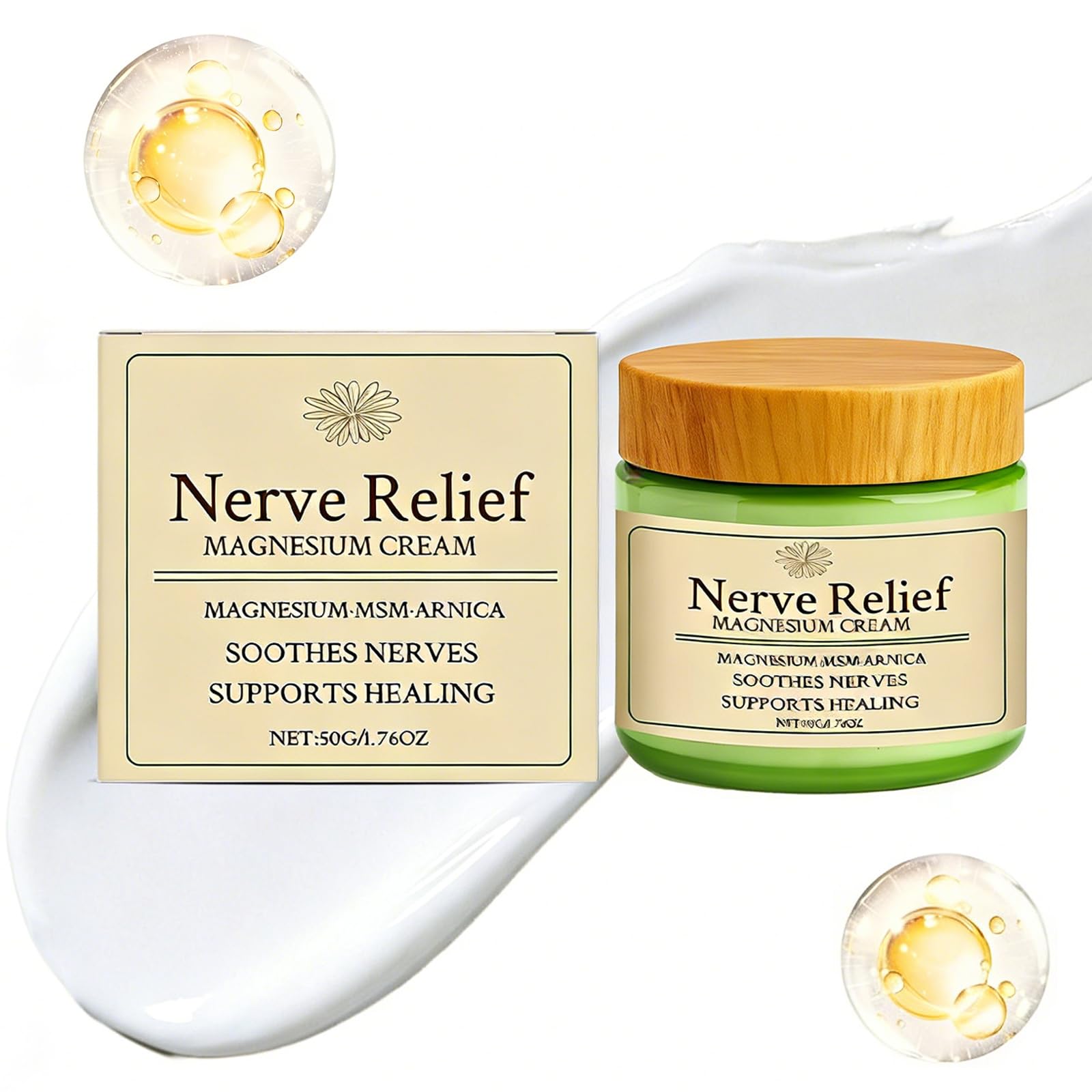 Vingtank Nerve Relief Magnesium Cream with Arnica and Msm