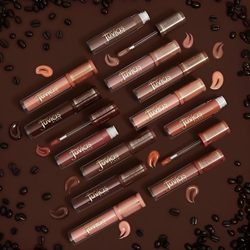 Juvia's Place Coffee Shop Lip Gloss - Brown Sugar - Hydrating Butter Lip Gloss for Women, Long-Lasting Shine, Moisturizing Glass-like Finish, Plumping Non-sticky, Suitable for every vibe