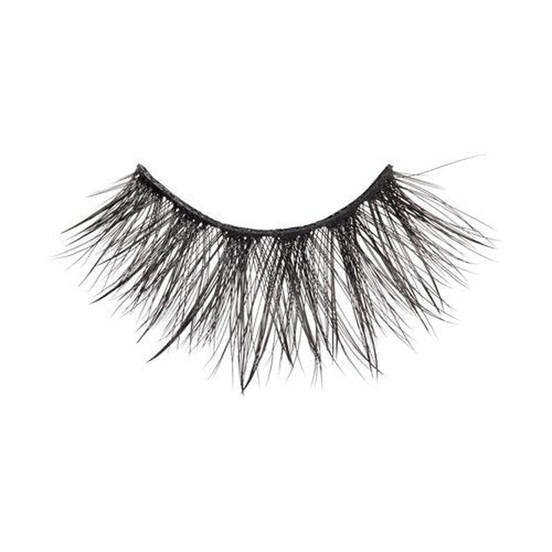 KISS Lash Drip False Eyelashes, Spiky X Boosted Volume, Unique Wet Look Hydrated Effect, Multi-Length Rewearable Fake Eyelashes, Wispy Crisscross Lash Pattern, Style ‘Icy’, 1 Pair (Pack of 2)