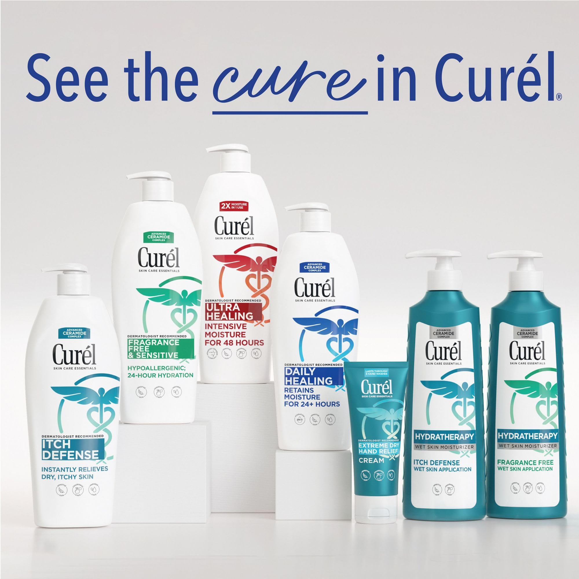 Curel Daily Healing Body Lotion for Dry Skin, Dermatologist Recommended Hydrating Body Lotion with Advanced Ceramides Complex 1 Oz, (Pack of 60)