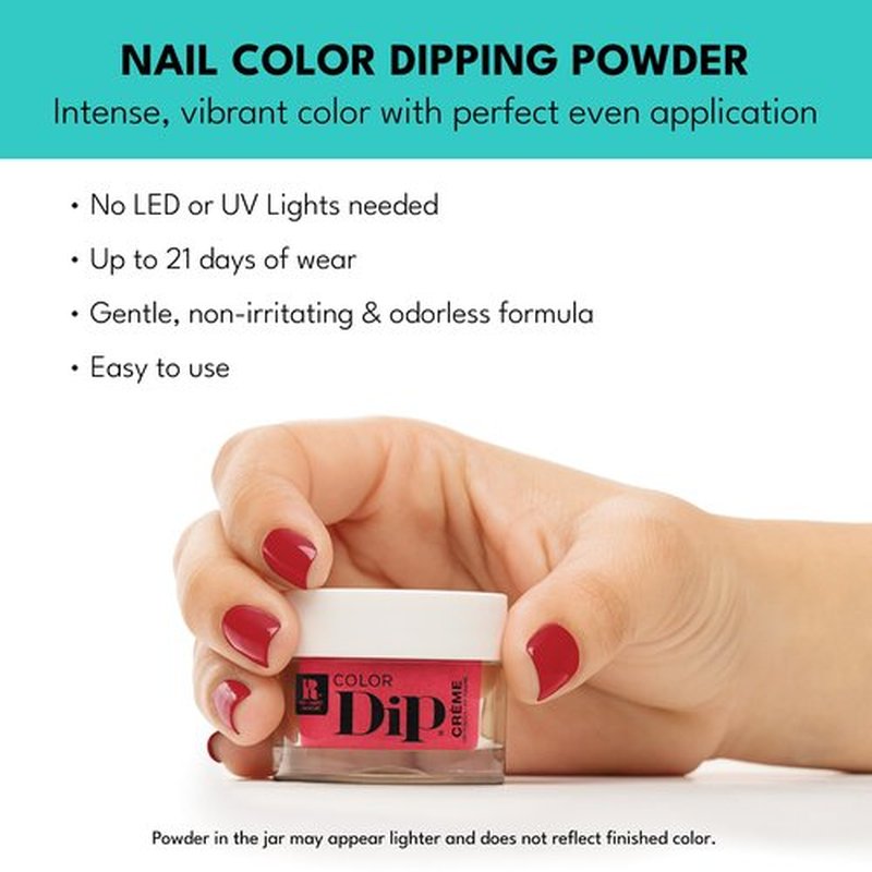 Red Carpet Manicure Color Dip Powder – Long-Lasting, Odor-Free Dipping Powder, Vibrant, Chip-Resistant, Easy Application, No UV Light Needed for Home & Professional Use (Seductive Star, 0.3 Oz)