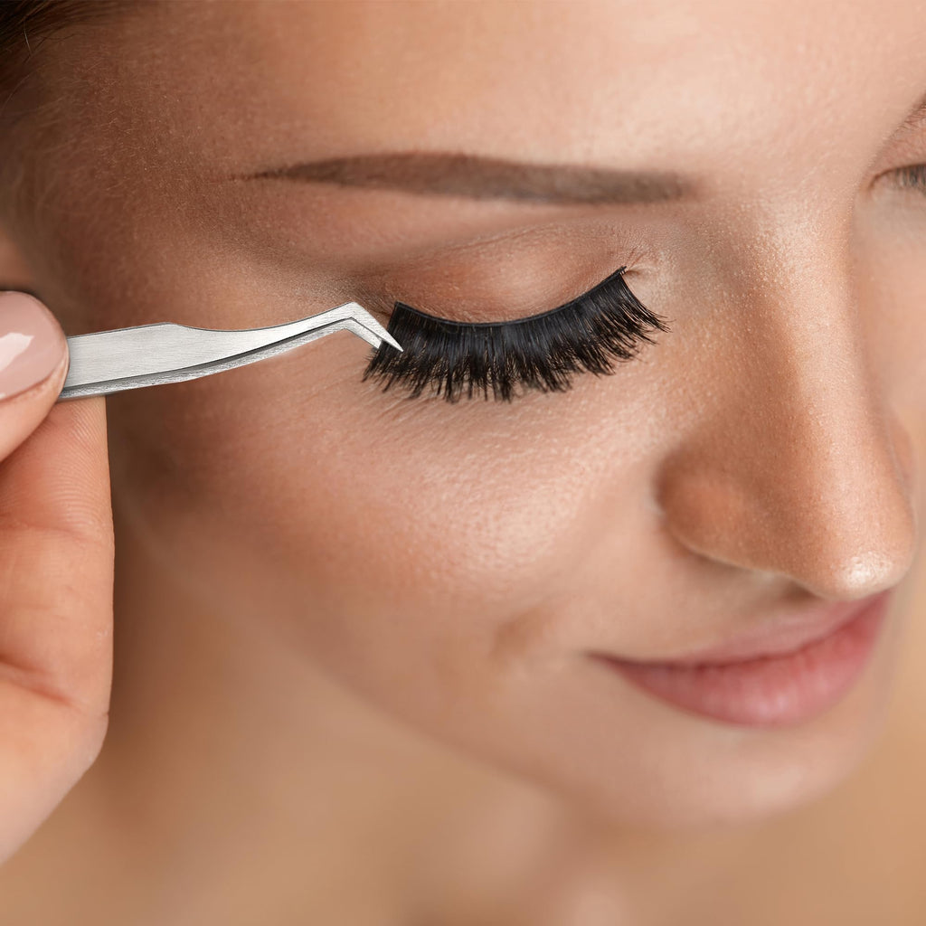 Regine Switzerland Curved Mink Lash Tweezer - Volume & Isolation Applicator