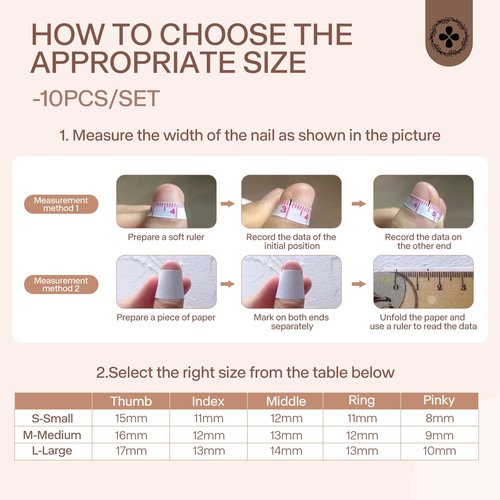 Ricefod Press on Nails Handmade Reusable Fake Nails with Cartoon Cat Design Press on False Nails French Tip Coffin Nails 10 Pcs Luxury Nails, Size:Large