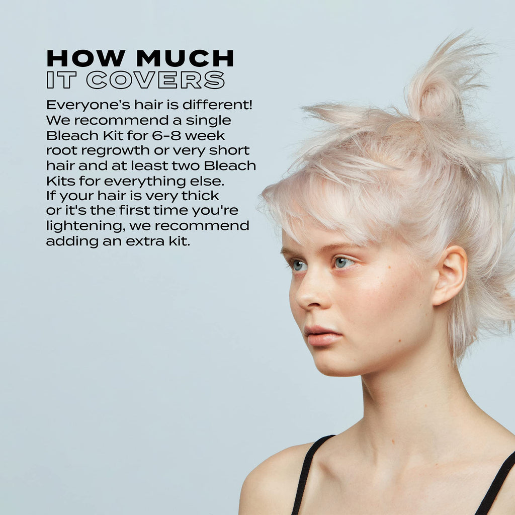 BLEACH LONDON Total Bleach Kit - Salon Standard, Vegan, Cruelty-Free, For All Hair Types, Brightest Blonde