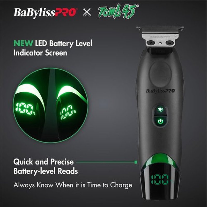 BaBylissPRO Wireless-Charging Hair Trimmer for Men - Precision Cutting & Sleek Design