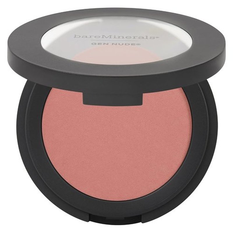 bareMinerals Gen Nude Powder Blush - Mineral-Based, Talc-Free, All-Day Wear, Buildable Matte Finish