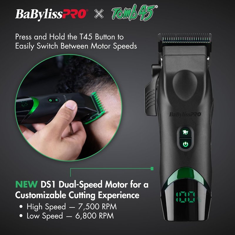 BaBylissPRO Wireless-Charging Clipper & Trimmer Set | Professional Grooming Tool