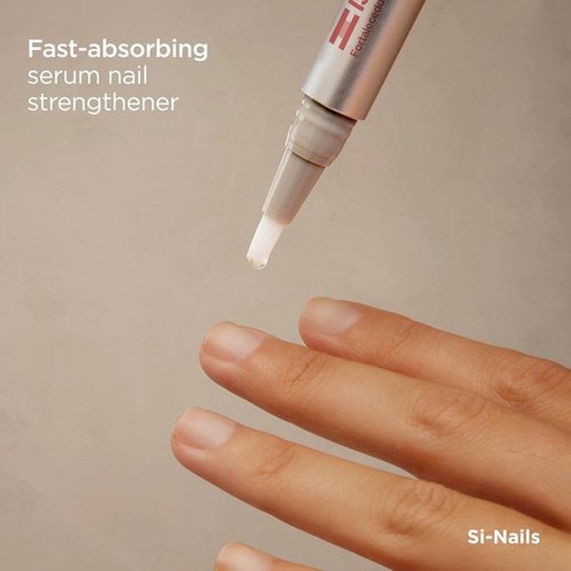 ISDIN Si-Nails - Nail Strengthening Serum with Cationic Hyaluronic Acid | Fast Absorbing 0.08 FL OZ